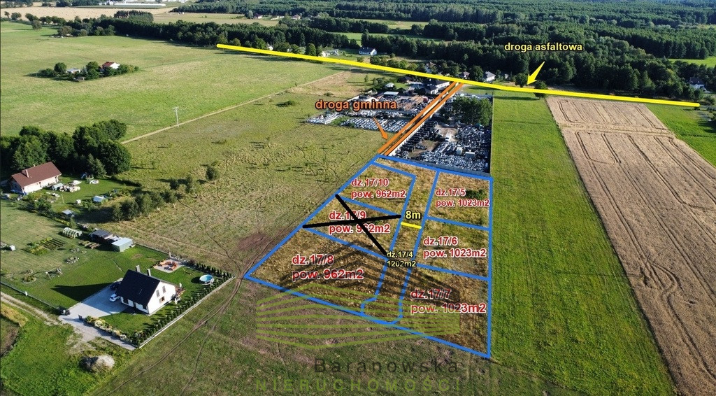 Działka Sprzedaż Borek 1
