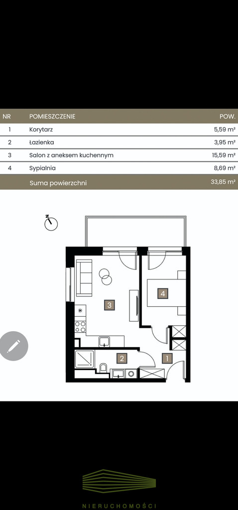 Mieszkanie Sprzedaż Dębno Włościańska