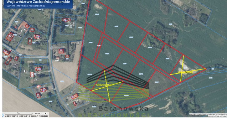 Działka Sprzedaż Kolonia Myśliborzyce 1