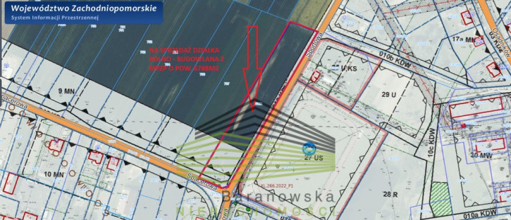 Działka Sprzedaż Boleszkowice Sportowa 1