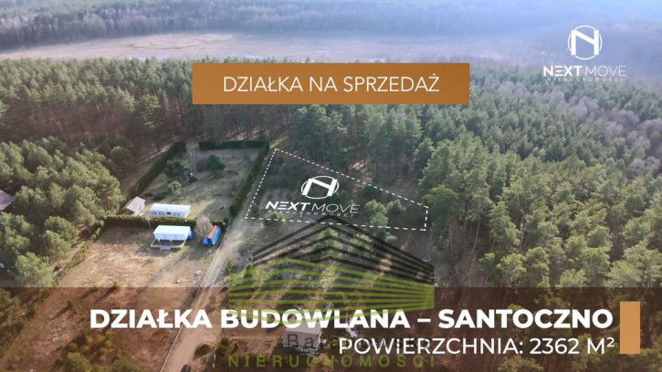 Działka Sprzedaż Santoczno 1