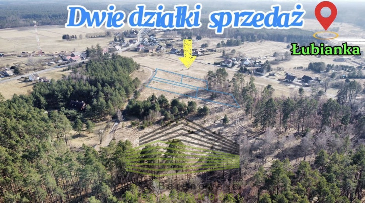 Działka Sprzedaż Łubianka 2