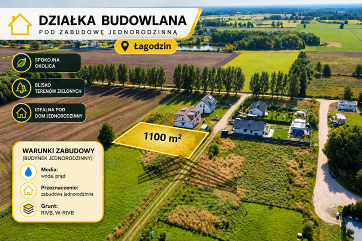 Działka Sprzedaż Łagodzin Tajemnicza 1